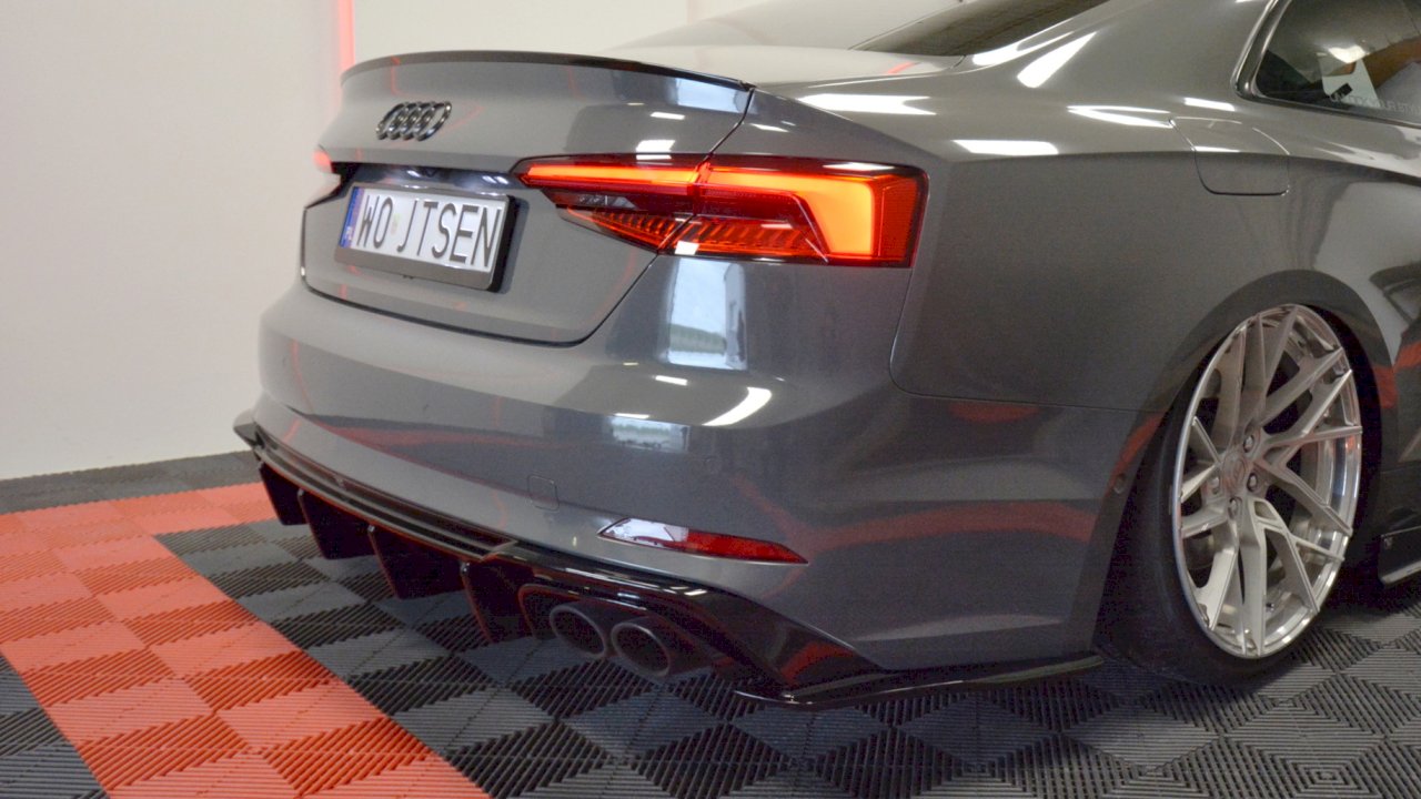 Audi S5 F5 2017- Rearbumper extensions